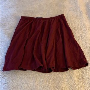 Maroon Brandy Melville Skirt
